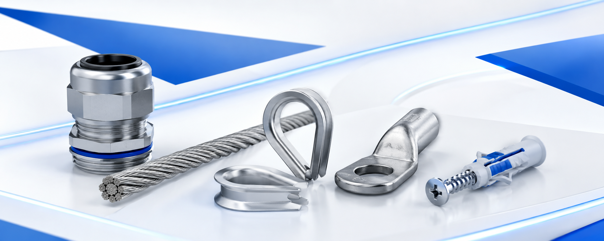 انواع گلند، سرسیم، وایرشو، کابلشو، پیچ و رولپلاک